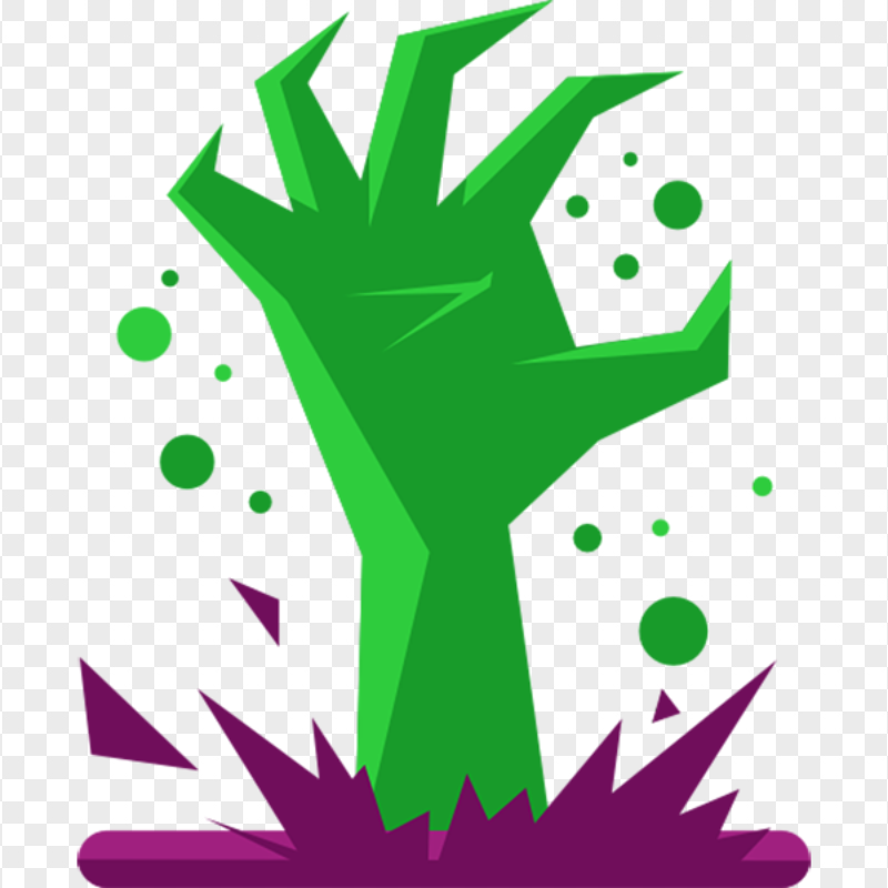 Halloween Monster Hand Vector Icon FREE PNG