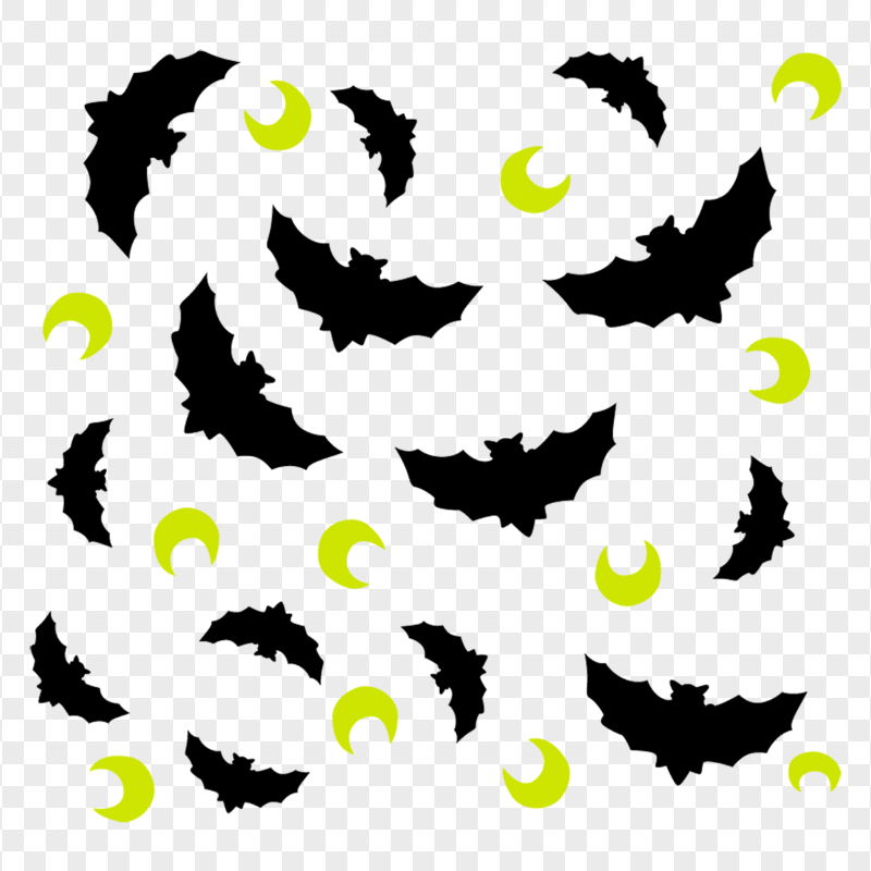 Halloween Pattern Background PNG Image