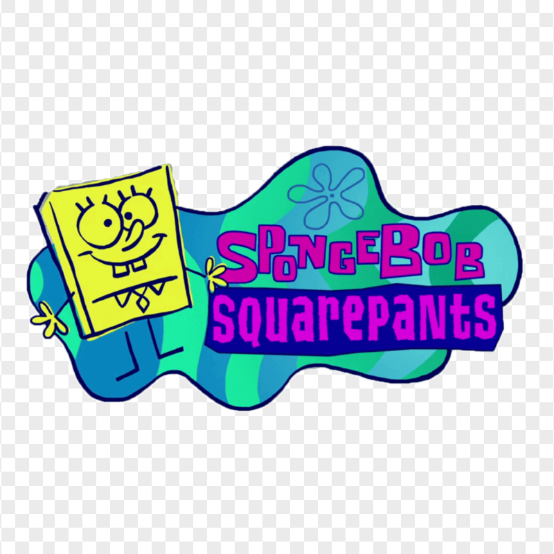 Hand Draw Spongebob Squarepants Logo PNG