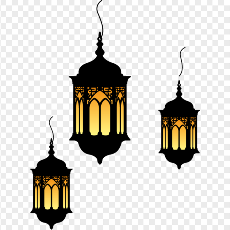 Hanging Ramadan Decorations Lights Lanterns Lamps