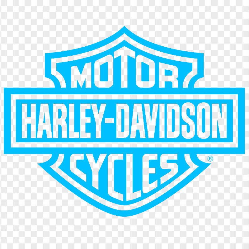 Harley Davidson Blue Logo PNG