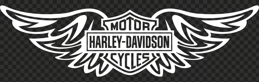 Harley Davidson White Wings Logo PNG | Citypng