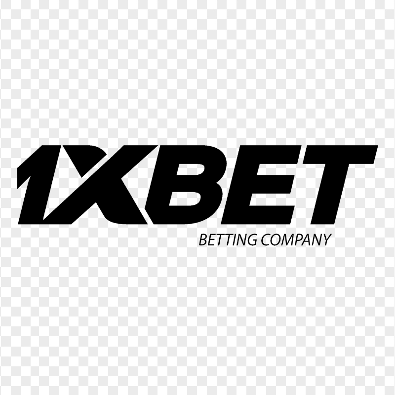HD 1XBET Black Logo Transparent PNG