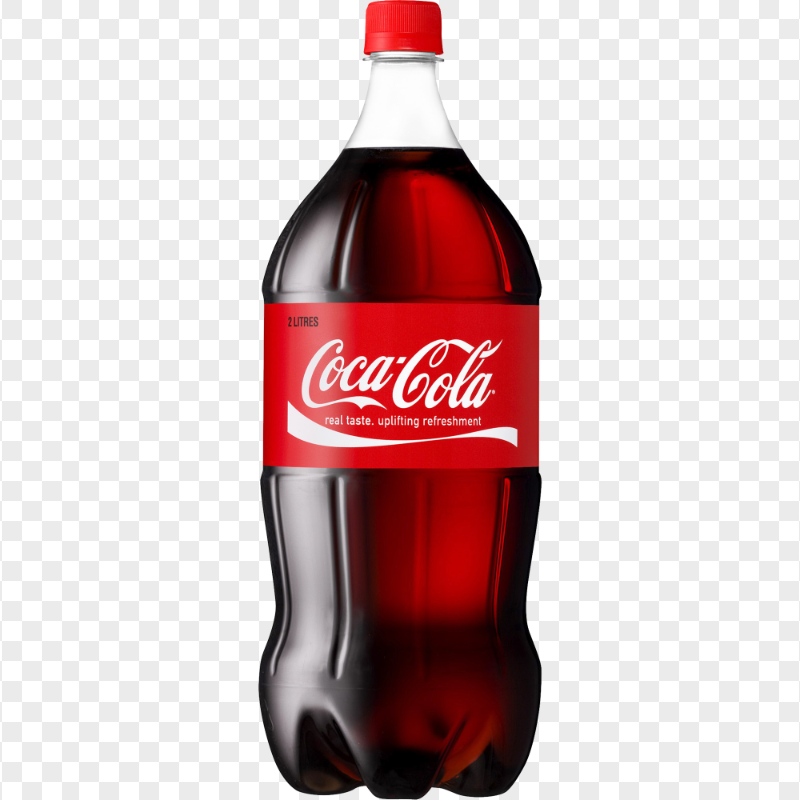 HD 2L Coca Cola Plastic Bottle PNG