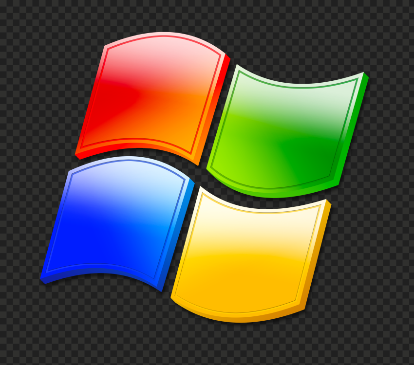 HD 3D Microsoft Windows Logo Icon Symbol PNG Citypng