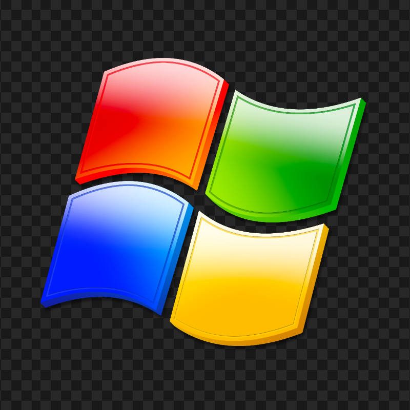 HD 3D Microsoft Windows Logo Icon Symbol PNG
