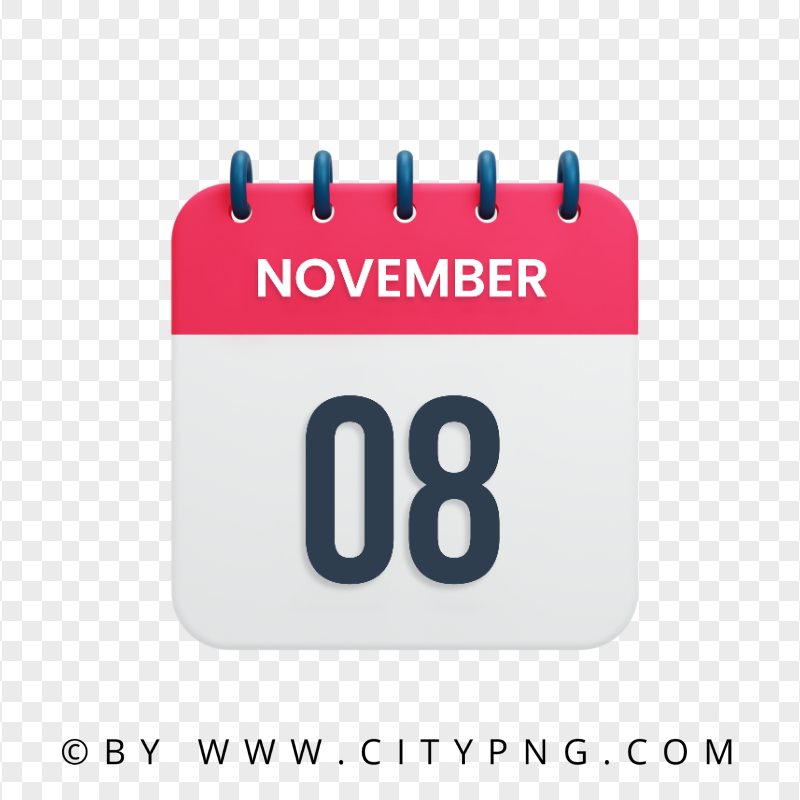20th November Icon Date Calendar HD Transparent Background | Citypng