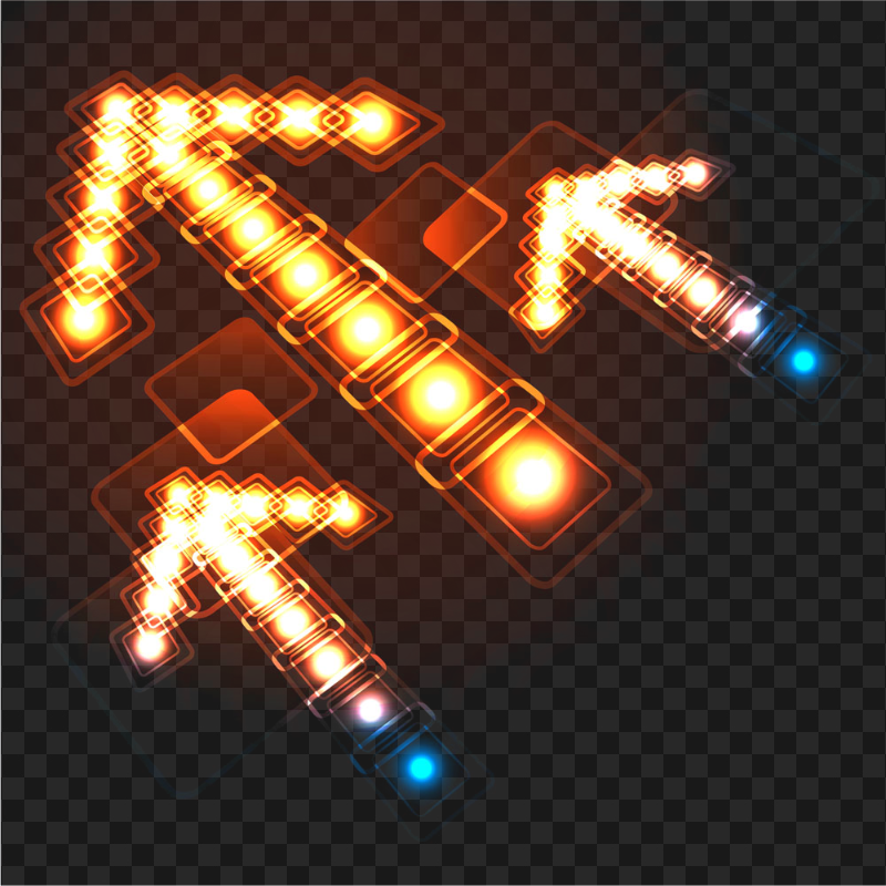 HD Abstract Lighting Luminous Arrows PNG