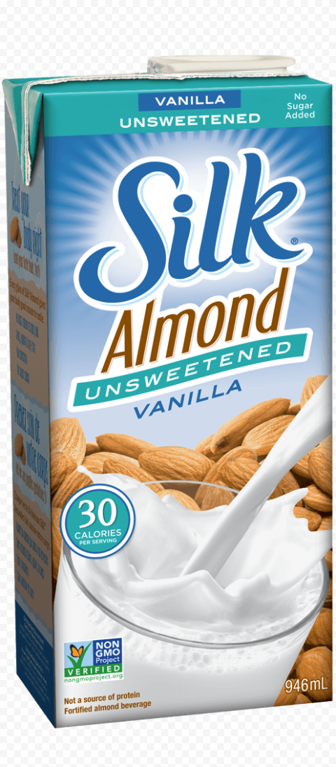HD Almond Milk Carton Box PNG | Citypng
