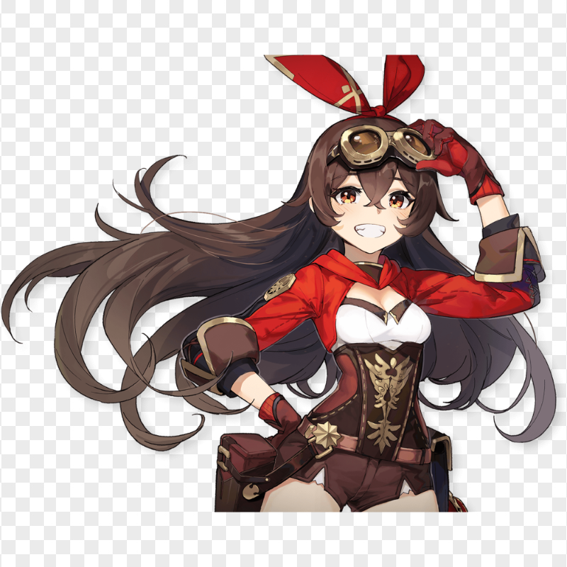 HD Amber Character Genshin Impact Game PNG