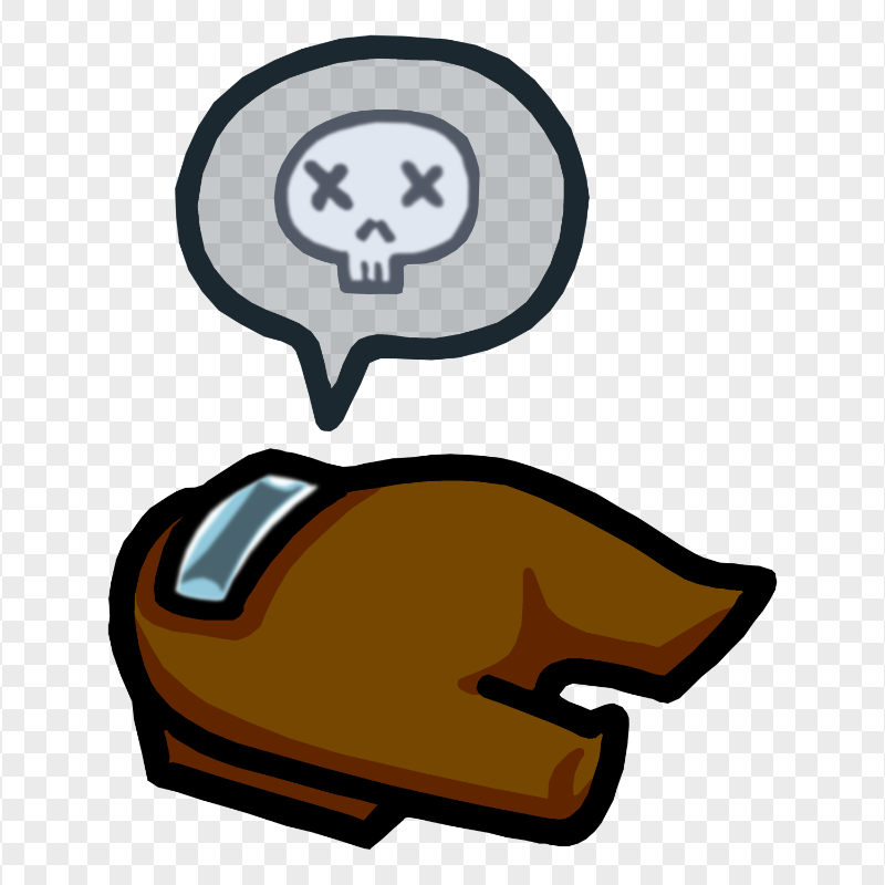 HD Brown Among Us Crewmate Character Dead Body PNG Free Transparent HD Brown Among Us Crewmate Character Dead Body PNG Free Transparent