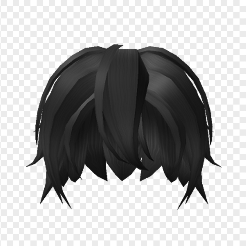 HD Anime Black Hair PNG