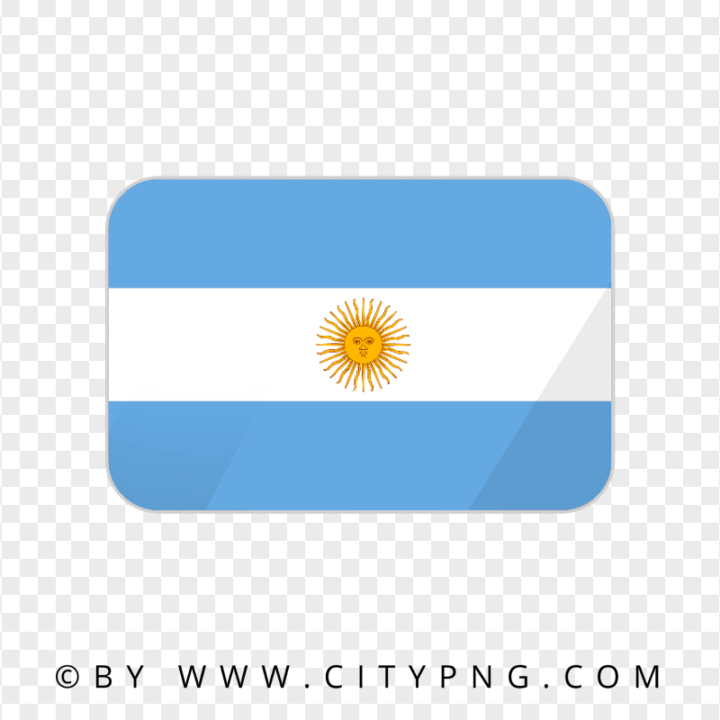 HD Argentina Flag Icon Transparent Background