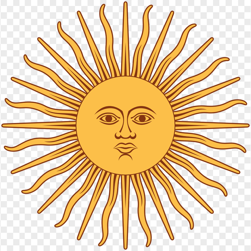 HD Argentina Sun Of May PNG