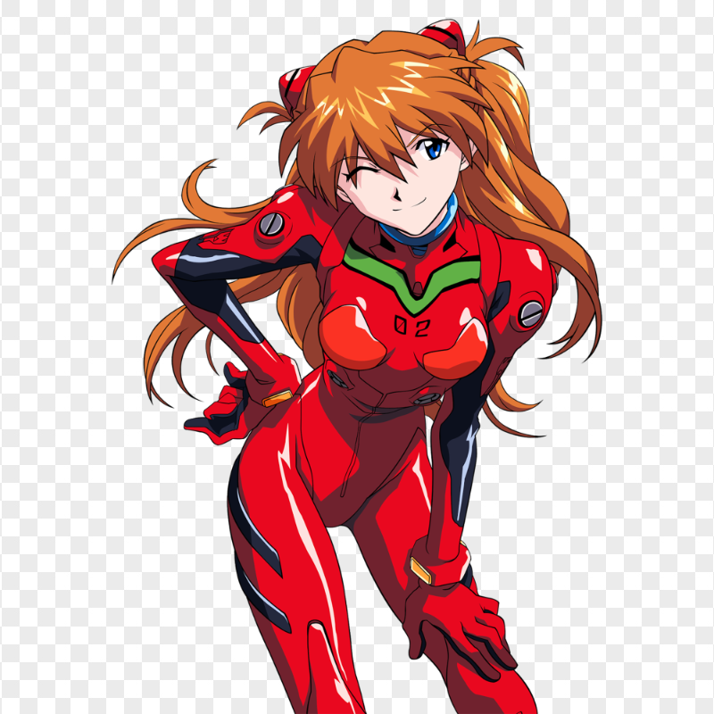 HD Asuka Neon Genesis PNG