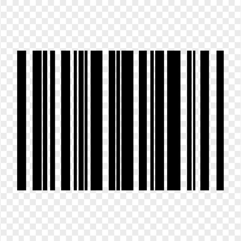 HD Barcode Transparent Background