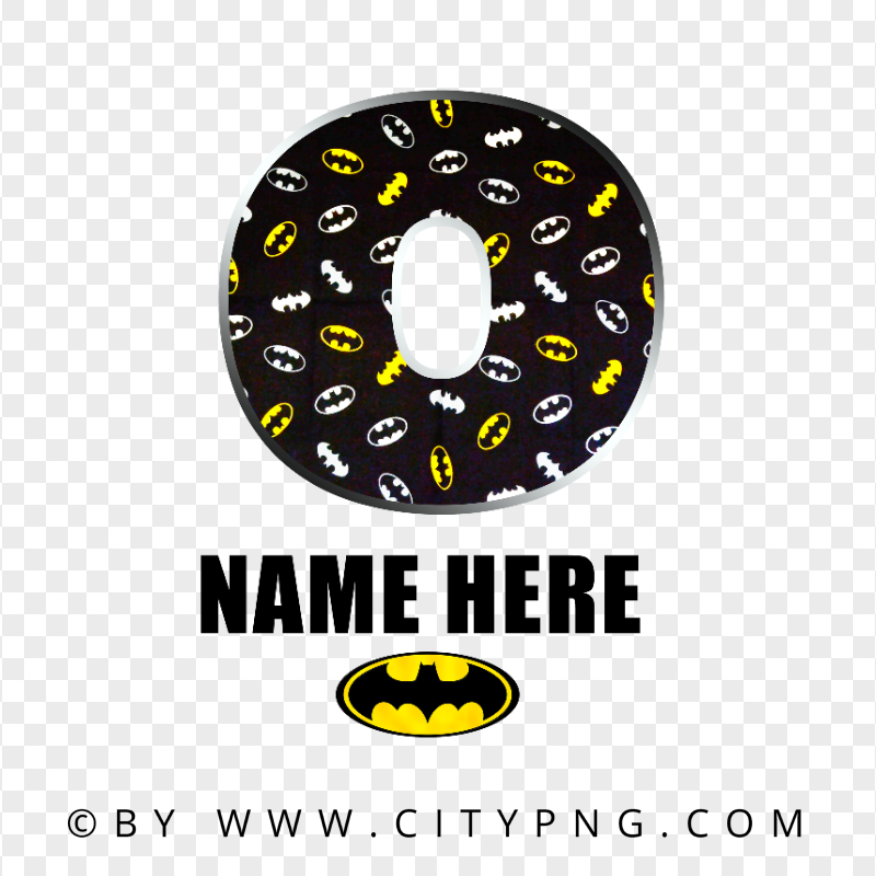 HD Batman Number 0 PNG