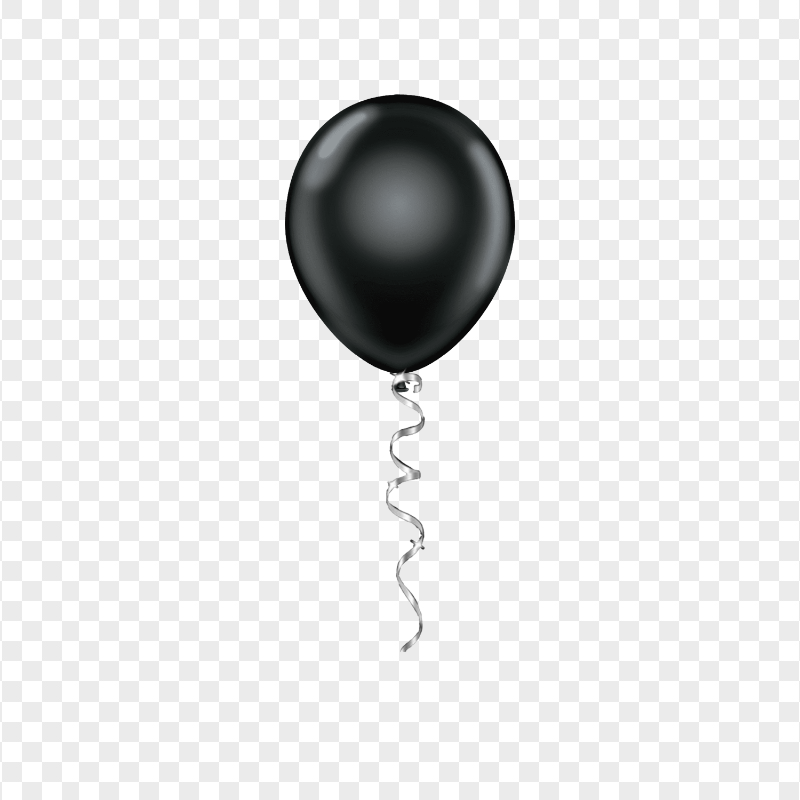 HD Beautiful Black Friday Balloon Decoration PNG