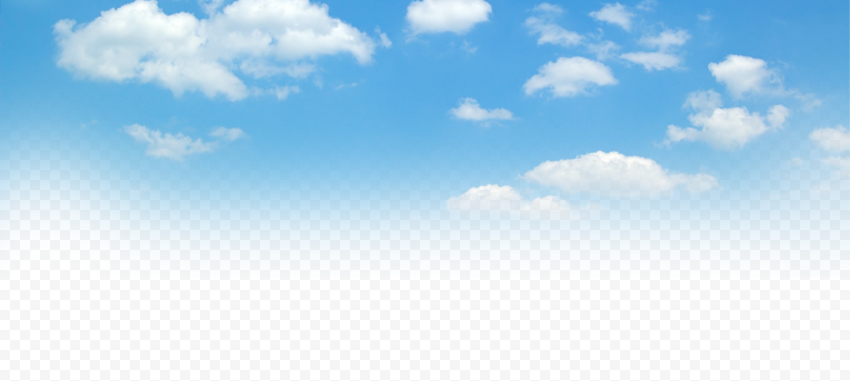 HD Beautiful Blue Sky With White Clouds PNG