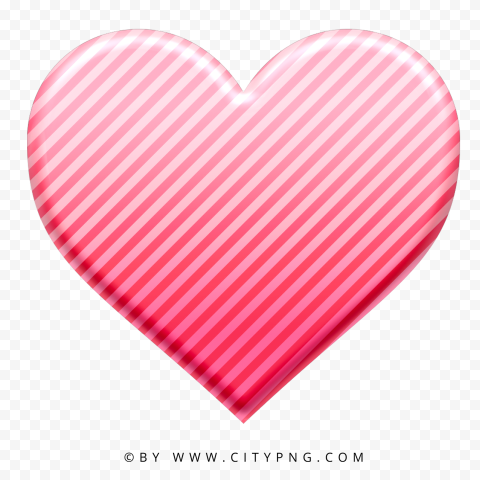 HD Beautiful Cute Pink Heart Transparent PNG
