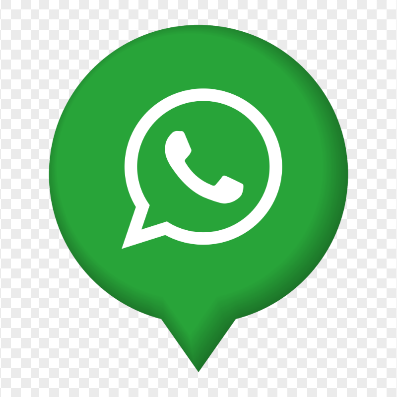 HD Beautiful Round Pin Whatsapp Wa Icon PNG