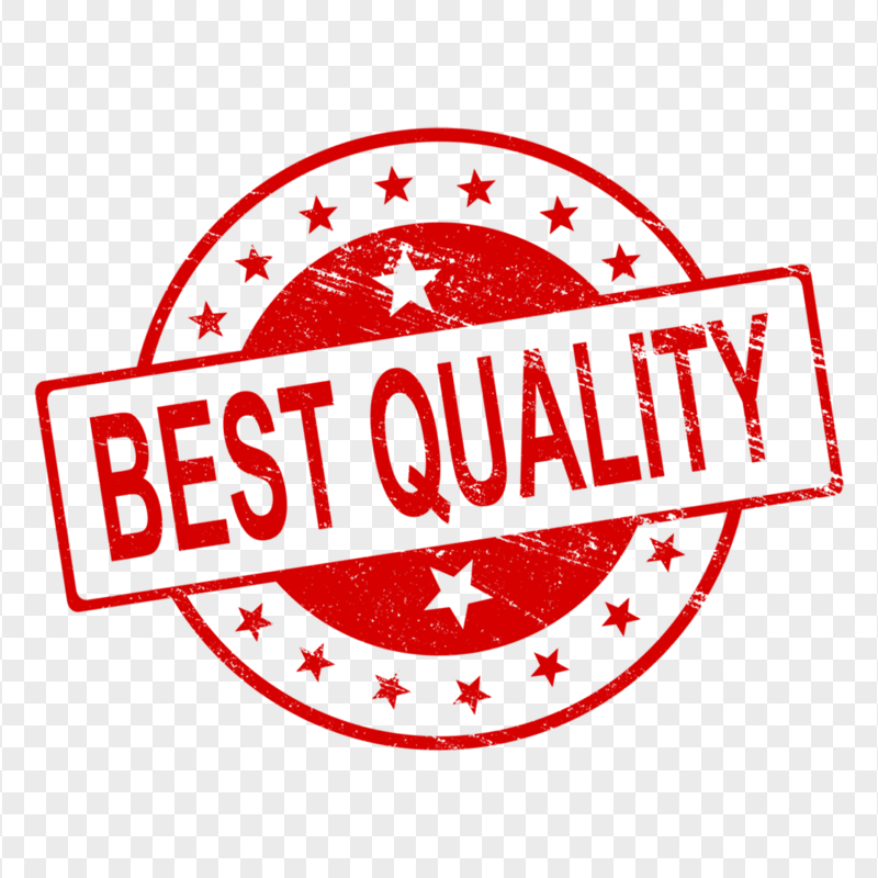 HD Best Quality Red Round Stamp Transparent Background