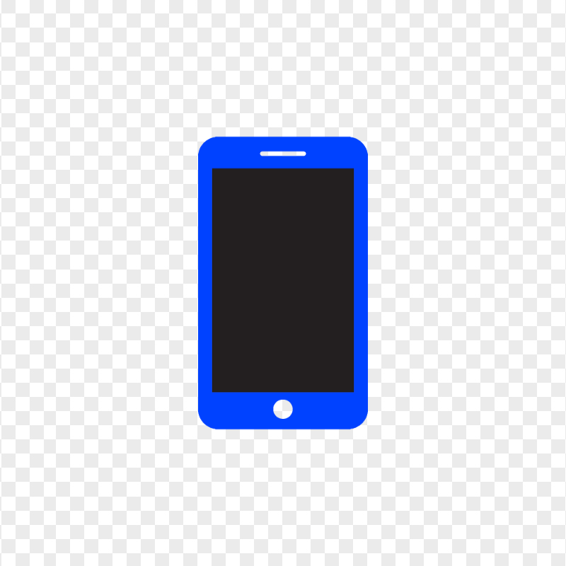 HD Black And Blue Mobile Icon Transparent PNG
