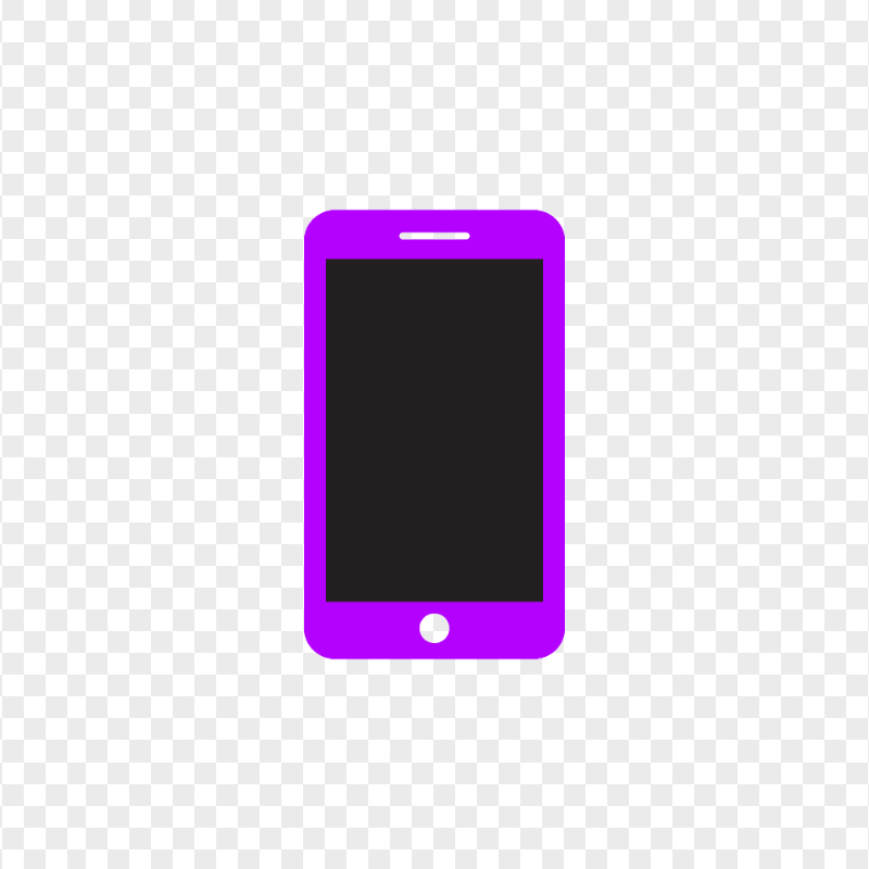 HD Black And Purple Mobile Icon Transparent PNG