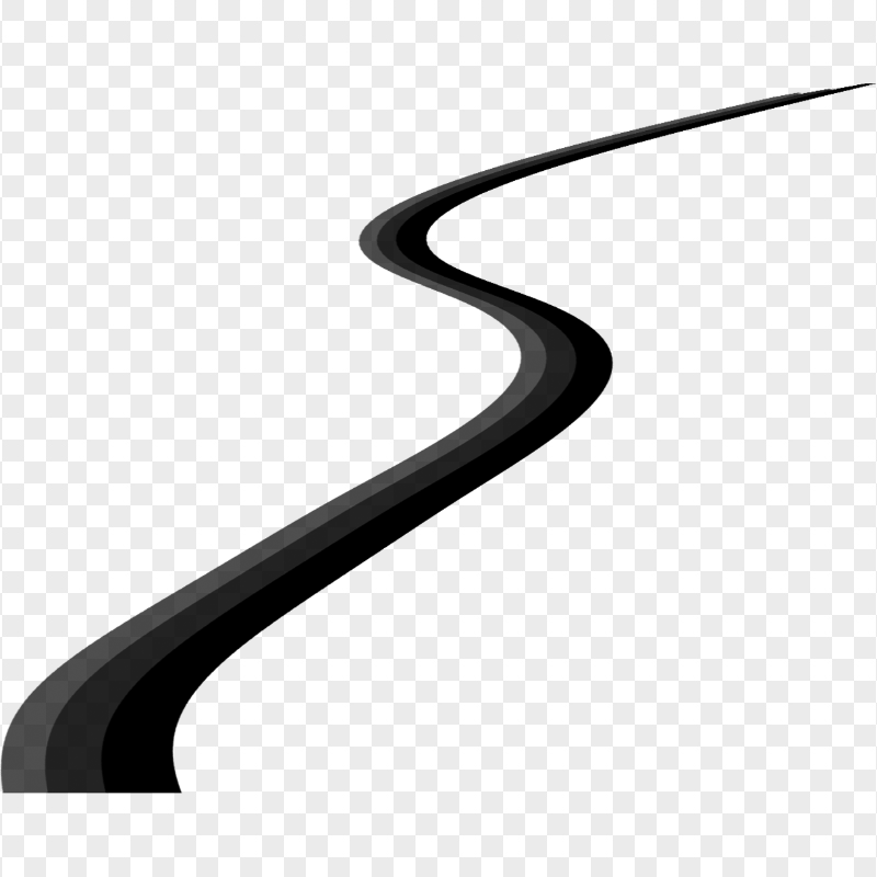 HD Black Curved Curve Line PNG