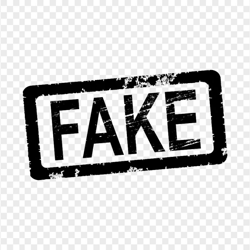 HD Black Fake Stamp PNG