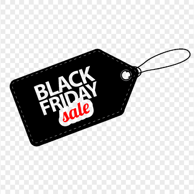 HD Black Friday Sale Tag PNG
