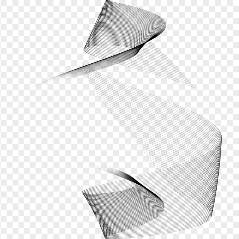 HD Black Lines Abstract Effect PNG