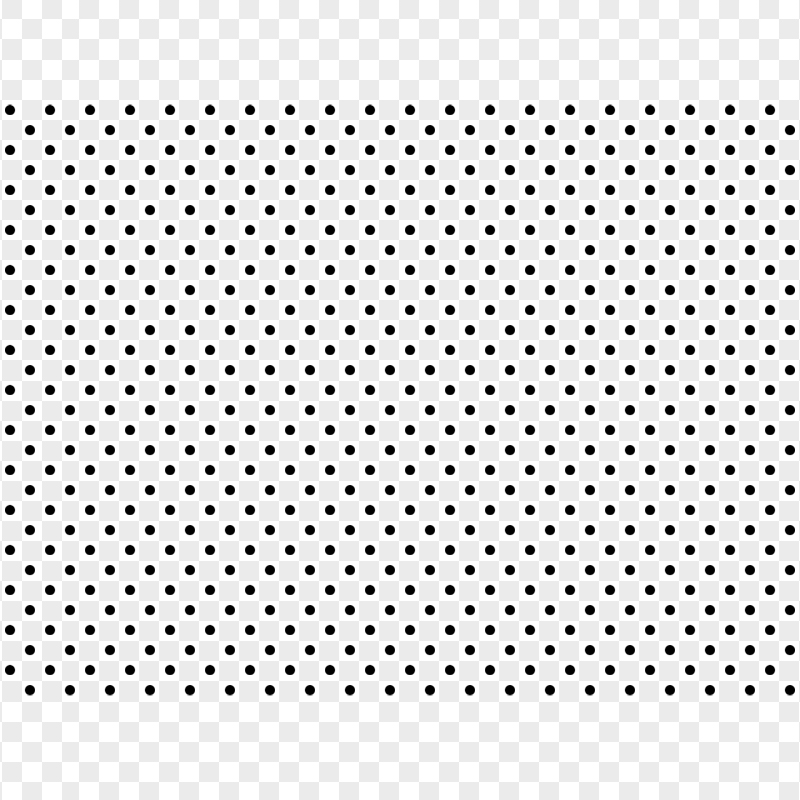 HD Black Polka Dots Halftone Texture PNG