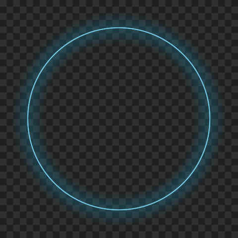 blue circle no background