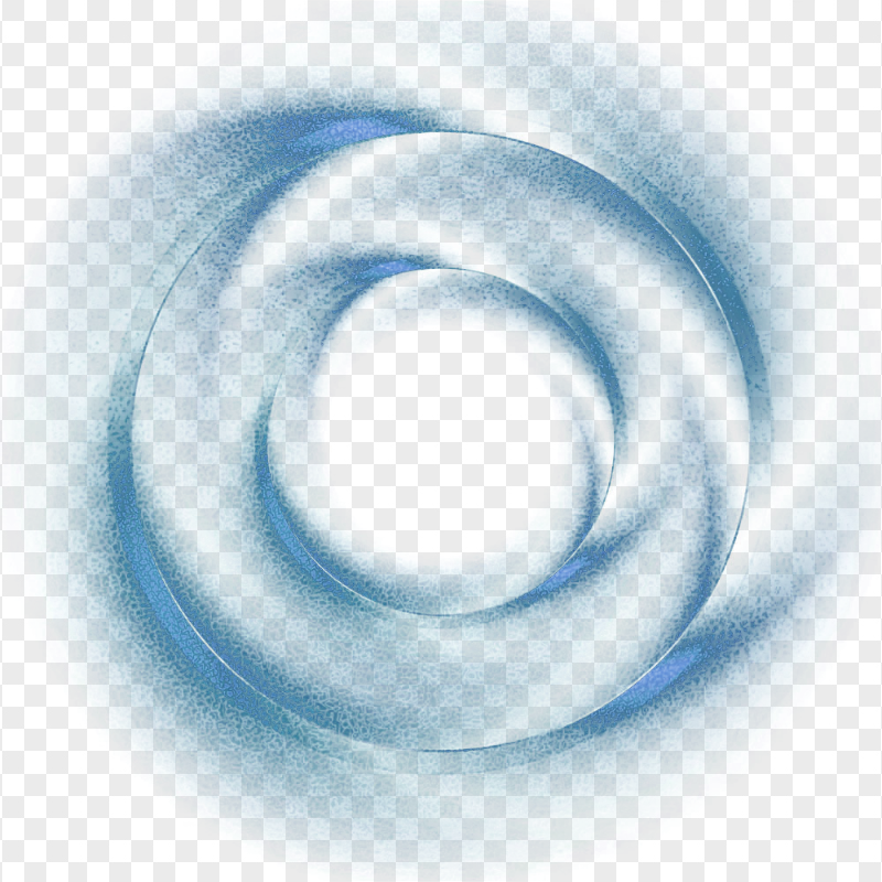 HD Blue Circle Swirl Effect PNG