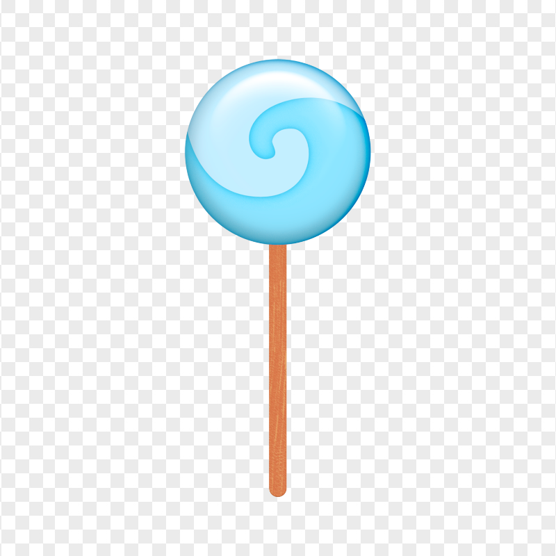 HD Blue Clipart Lollipop Candy Stick PNG