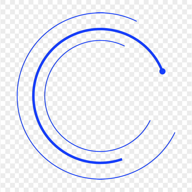 HD Blue Creative Swirl Circle Transparent PNG