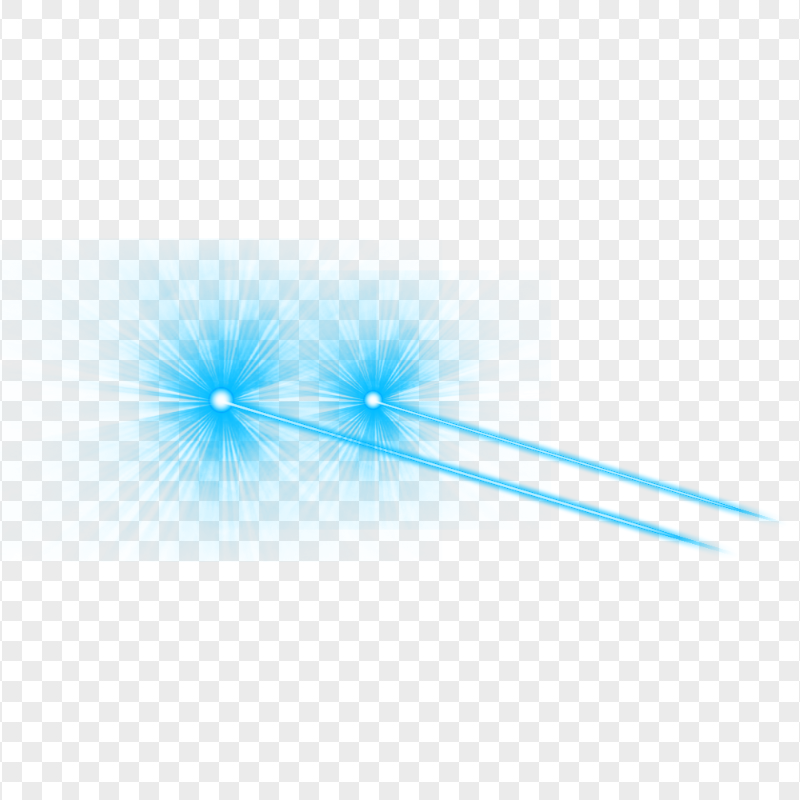 HD Blue Eyes Lazer Flare Effect Side View PNG