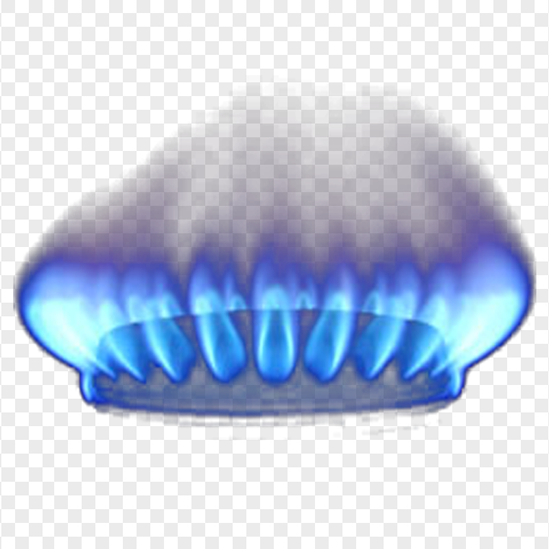 HD Blue Gas Stove Flame PNG