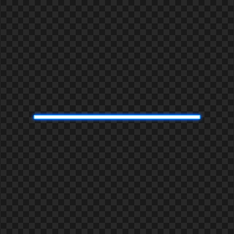 HD Blue Glowing Neon Line PNG