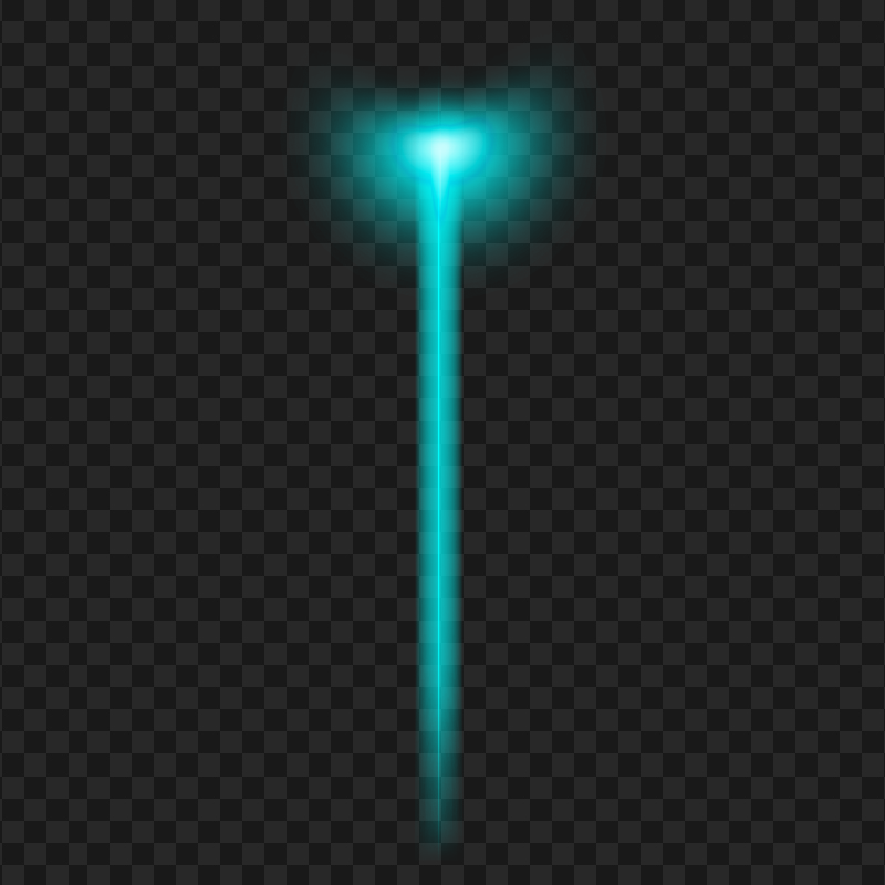 HD Blue Laser Point Effect PNG