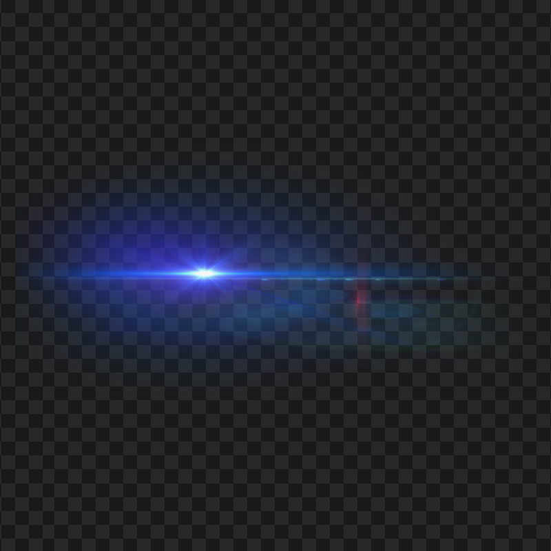 HD Blue Lens Flare Overlay Transparent Background