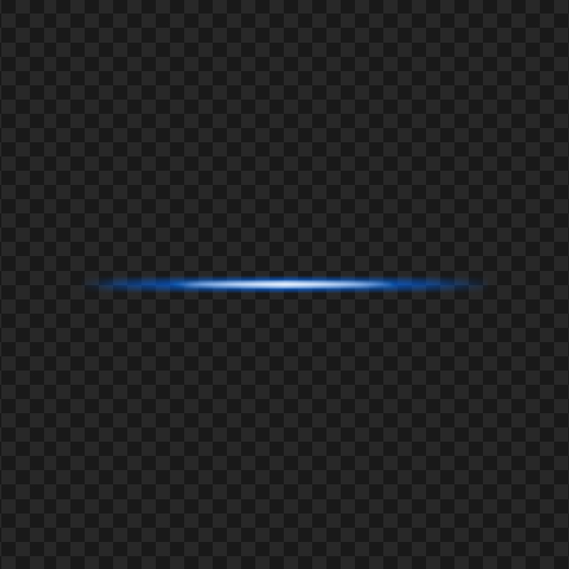 HD Blue Neon Glowing Line Effect PNG