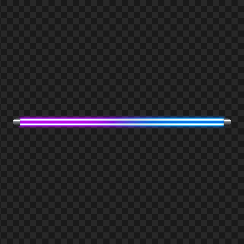 HD Blue & Purple Neon Line Light Led PNG