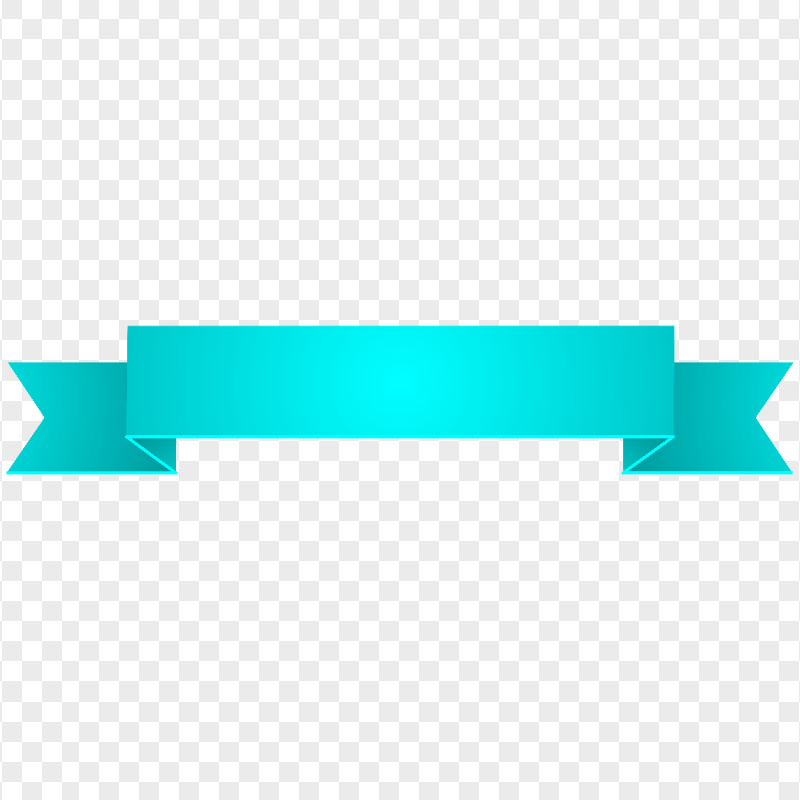 HD Blue Ribbon Banner Illustration PNG