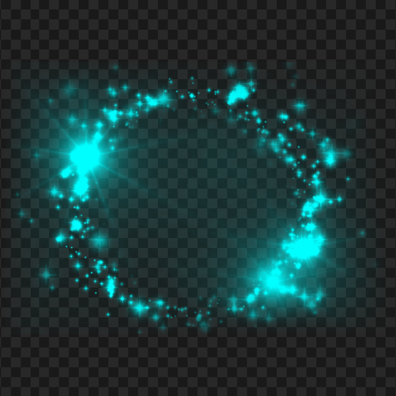 HD Blue Sparks Background Transparent Background