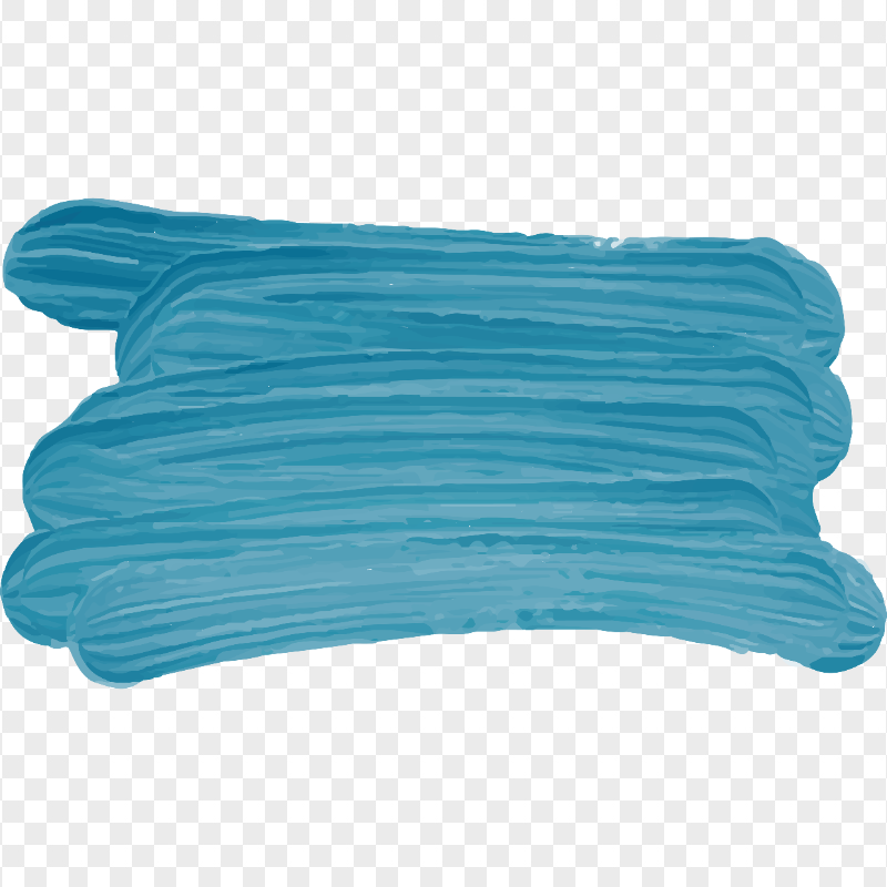 HD Blue Watercolor Brush Abstract PNG