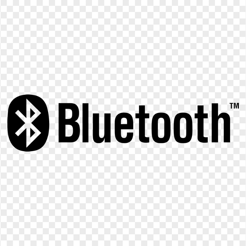HD Bluetooth Black Logo Transparent PNG