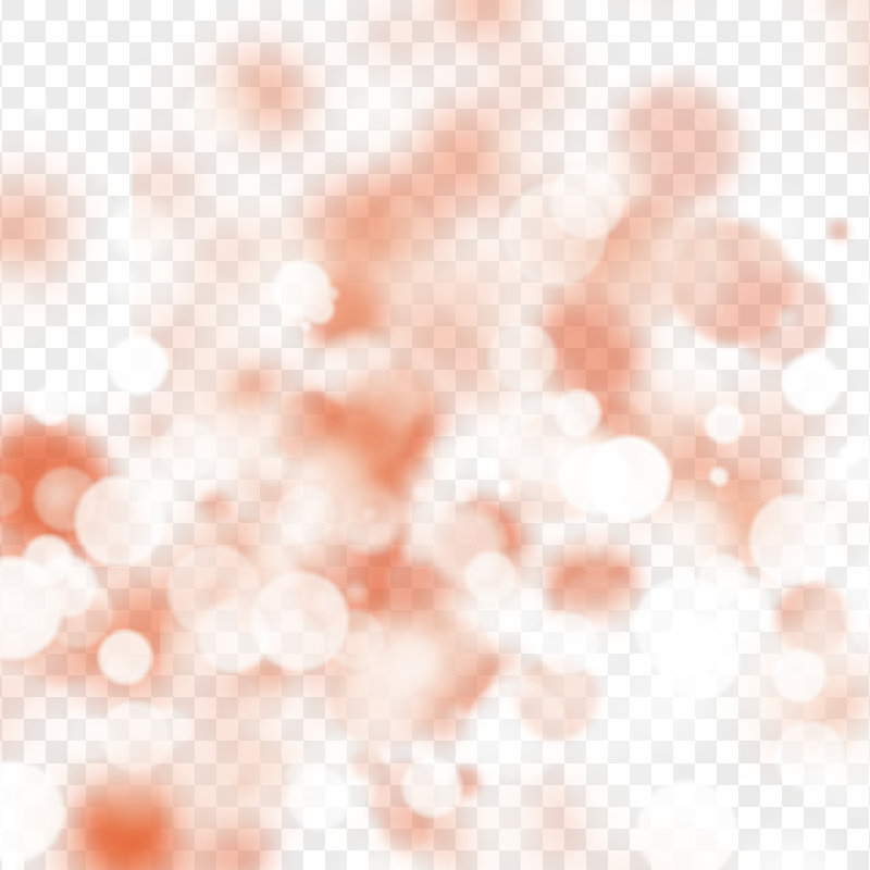 HD Bokeh Light Red & White Effect PNG