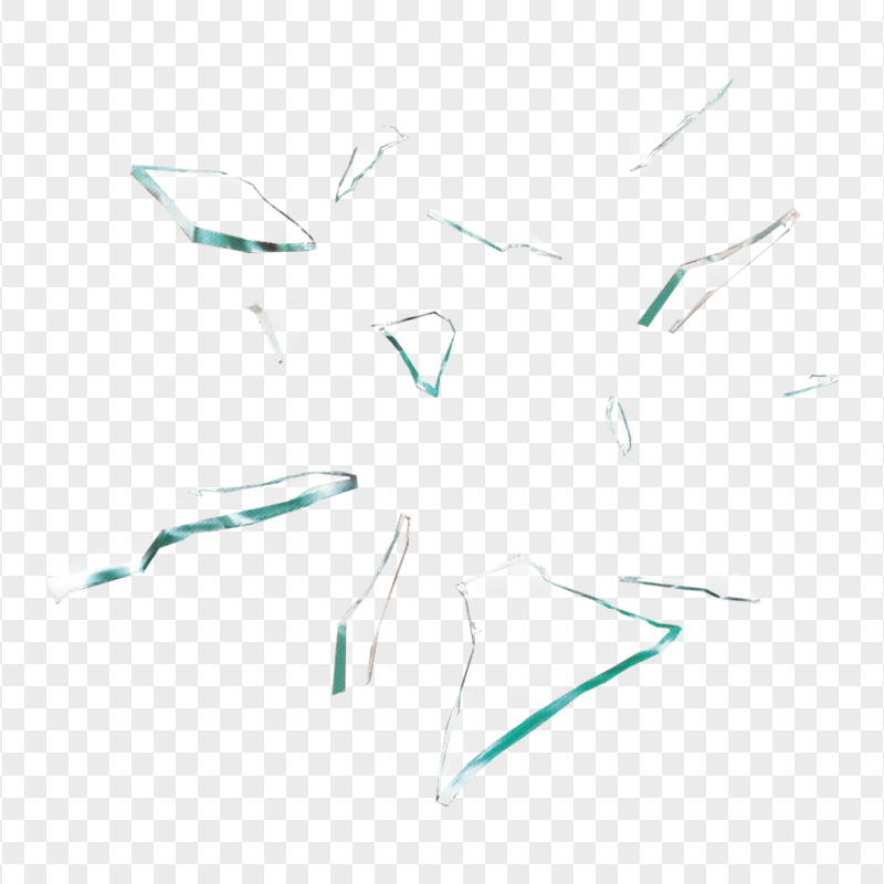 HD Broken Glass Splash Explosion Illustration PNG
